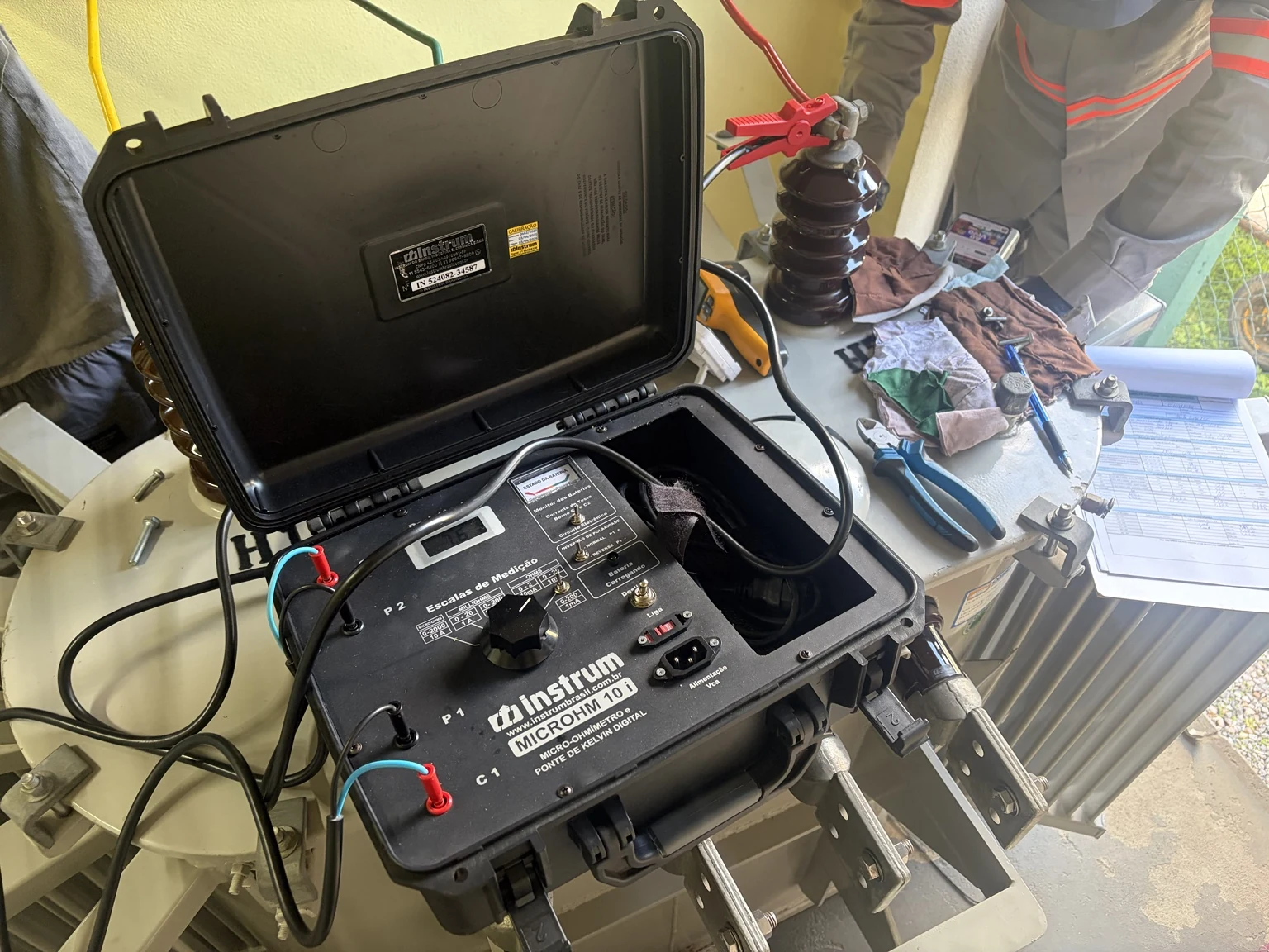 Instrumentação técnica utilizada em manutenção e ensaios